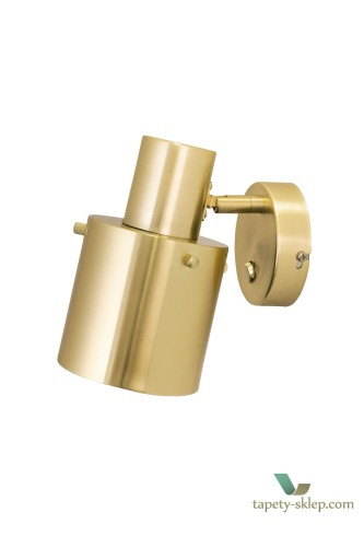 Kinkiet złoty Clark 1 Brushed Brass 931765 Globen
