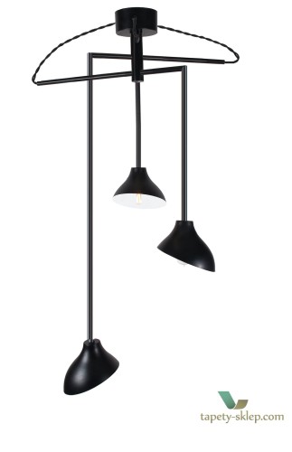 Lampa wisząca Shift 3 Black 951511 Globen
