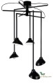 Lampa wisząca Shift 5 Black 971511 Globen