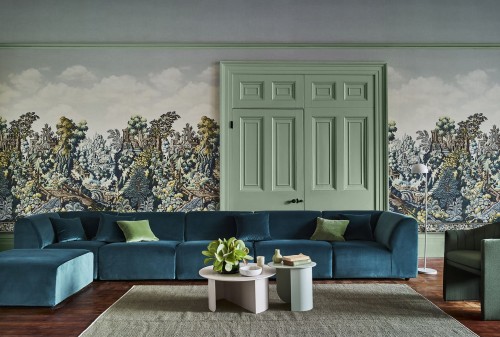 Mural Roślinny Krajobraz Cole & Son 118/17039 Verdure Tapestry Historic Royal Palaces – Great Masters