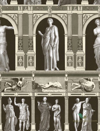 Tapeta Mind the Gap WP20423 Statues Antique Taupe