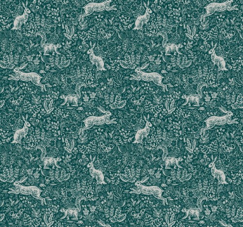 Tapeta Zwierzęta Leśne York Wallcoverings RI5104 Fable Rifle Paper Co.