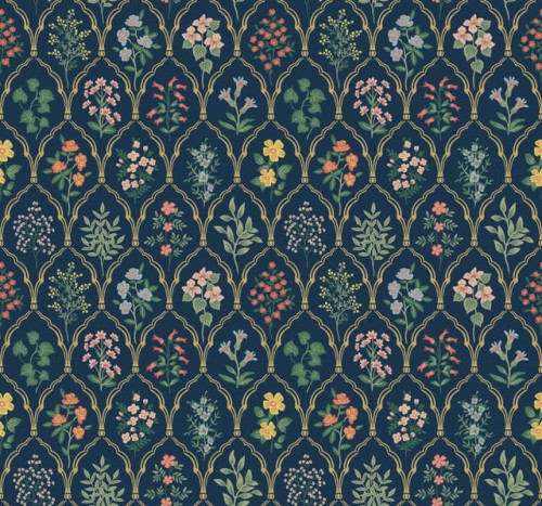 Tapeta Kwiaty Treliaż York Wallcoverings RI5129 Hawthorne Rifle Paper Co.