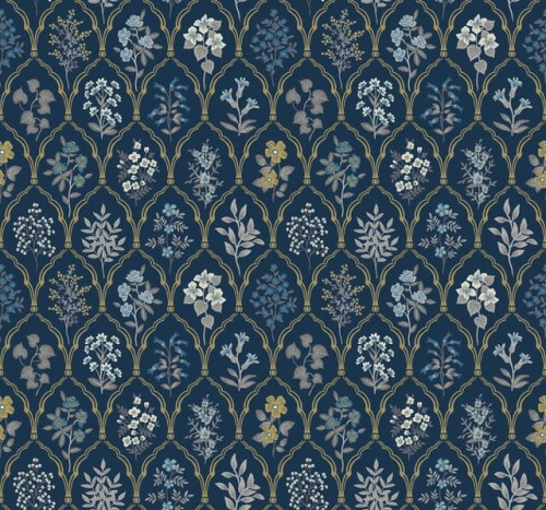 Tapeta Kwiaty Treliaż York Wallcoverings RI5131 Hawthorne Rifle Paper Co.
