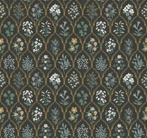 Tapeta Kwiaty Treliaż York Wallcoverings RI5133 Hawthorne Rifle Paper Co.