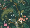 Tapeta Pawie I Drzewa York Wallcoverings RI5168 Peacock Rifle Paper Co.
