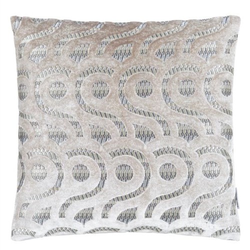 1 szt / 24H Poduszka welur jedwab Designers Guild Kudde LATTICINO - NATURAL CCDG0622