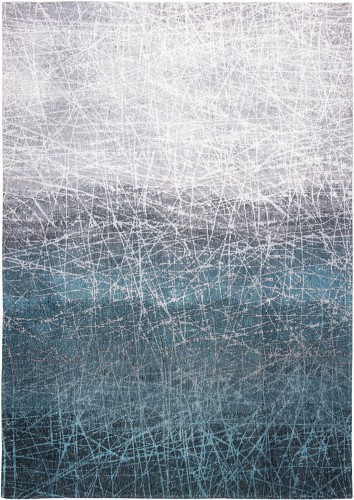 1 szt / 24H Niebieski Dywan Louis De Poortere Nowoczesny - POLAR VORTEX 8877 - rozamiar: 140 x 200 cm. 