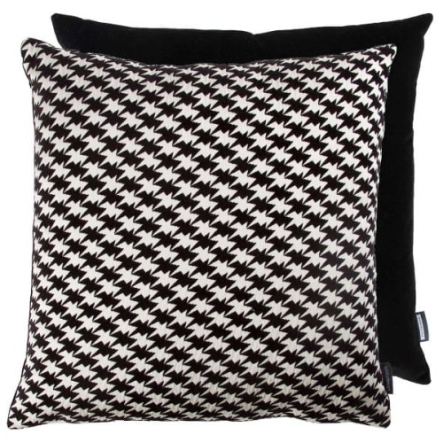 ! OKAZJA ! Poduszka pepitka KDC5162/01 Zig Zag Birds Cushion Monochrome Kirkby Design x Eley Kishimoto