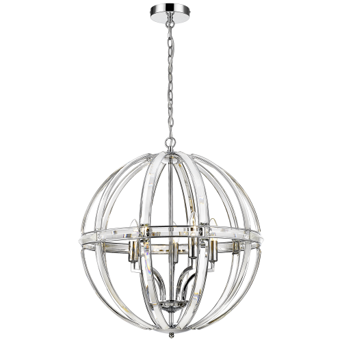 Lampa wisząca okrągła P05735CH ORLANDO