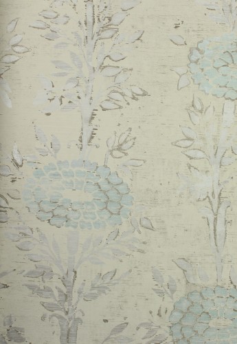 Tapeta w kwiaty vintage York Wallcoverings AF6517 French Marigold Tea Garden