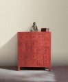 Tapeta retro York Wallcoverings AF6525 Fretwork Tea Garden