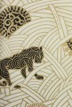 Tapeta Art-Deco York Wallcoverings AF6549 Tibetan Tigers Tea Garden