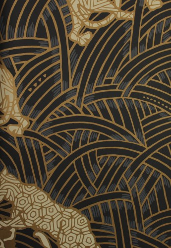 Tapeta Art-Deco York Wallcoverings AF6550 Tibetan Tigers Tea Garden