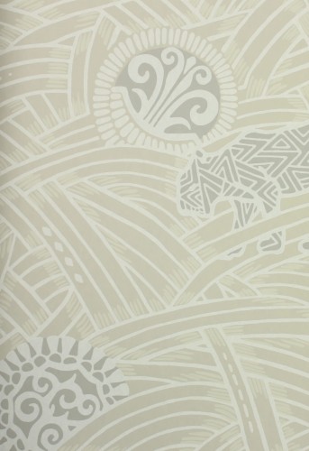 Tapeta Art-Deco York Wallcoverings AF6553 Tibetan Tigers Tea Garden