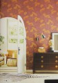 Tapeta Art-Deco York Wallcoverings AF6553 Tibetan Tigers Tea Garden