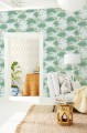 Tapeta York Wallcoverings AF6593 Sprig and Heron Tea Garden