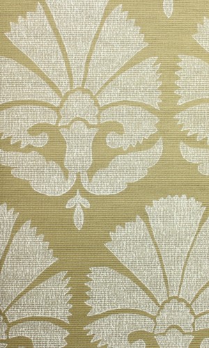 Tapeta ornament York Wallcoverings HC7575 Ottoman Fans Handcrafted Naturals