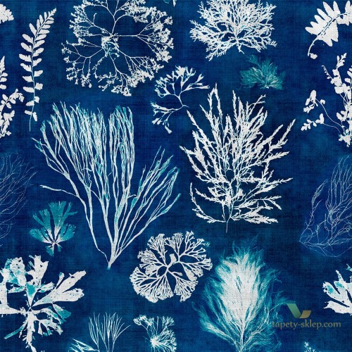 Tapeta Mind the Gap WP20297 Algae Navy Blue