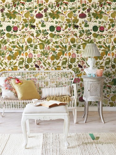 Tapeta Mind the Gap WP20315 Asian Fruits And Flowers