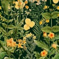 Tapeta Mind the Gap WP20322 Mimulus Anthracite