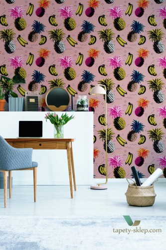 Tapeta Mind the Gap WP20376 Flying Objects Pink