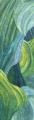Mural liście Khroma DG2HOS1012 Hosta Aqua Wall Designs II