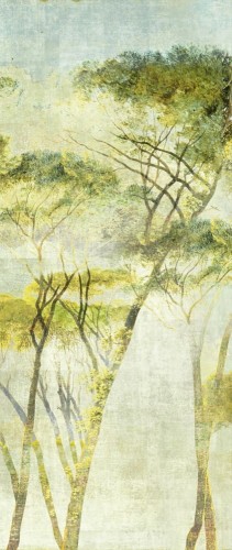 Mural zamglone drzewa Khroma DG2HYM1013 Hymn Field Wall Designs II