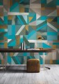 Mural geometryczny Khroma DG2LYR1021 Lyric Blue Wall Designs II