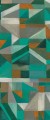 Mural geometryczny Khroma DG2LYR1032 Lyric Green Wall Designs II