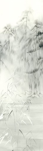 Mural żurawie Khroma DG2NUA1014 Nuage Lake Wall Designs II