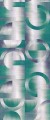 Mural geometryczny Khroma DGPRI1012 Leonardo Teal Wall Designs II