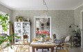 Tapeta Sandberg 830-28 Charlotta Spring-green Lofstad