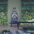Mural Designers Guild PDG1069/01 Arjuna Leaf With Peacock