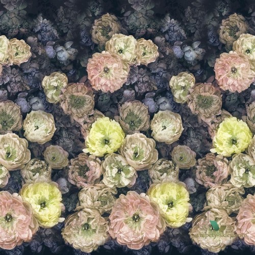 Mural Designers Guild PDG1107/02 Le Poeme De Fleurs