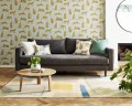 Drukowany dywan w geometryczne wzory - COMPOSITION PAPAYA 23706