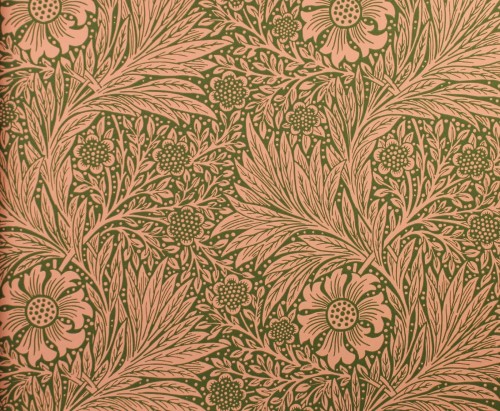 Tapeta Kwiaty Aksamitki Morris & Co. 216953 Marigold The Queen Square Collection