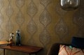 Tapeta Ornament Tekstylna Casamance 70580170 Monarque Natural