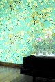 Tapeta kwitnące drzewa wiśni Elitis TP29001 Miroirs de l'ame Soleil Levant