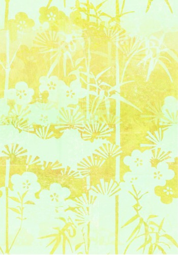 Tapeta Drzewa I Kwiaty Elitis TP29201 La Montagne Sacrée Soleil Levant