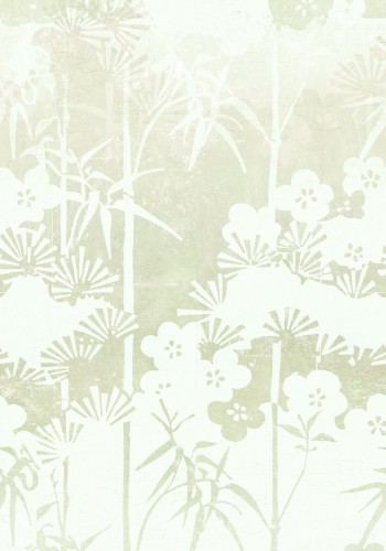 Tapeta Drzewa I Kwiaty Elitis TP29203 La Montagne Sacrée Soleil Levant