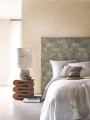 Tapeta imitująca drewnianą mozaikę Casamance 75172960 Abale Karabane