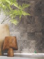Tapeta imitująca drewnianą mozaikę Casamance 75173162 Abale Karabane