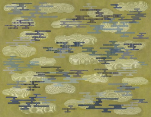 Tapeta Wall&Deco WDNU2102 Nuages De Deux Mondes Contemporary 2021