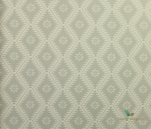 Tapeta stylowa kratownica Sanderson 216873 Witney Daisy Littlemore