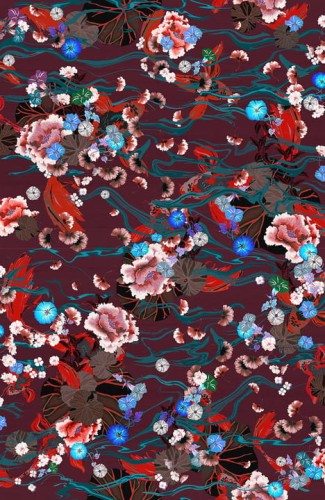 Tapeta Tekstylna Arte 87242 Koi Kami