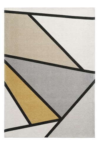 Dywan Geometryczny Ingrid Yellow Carpet Decor Magic Home