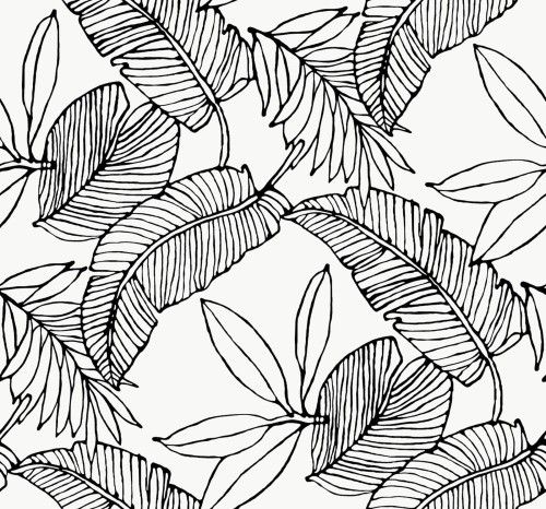 Tapeta Liście Wallquest SY20210 Pure Elements Paper & Ink