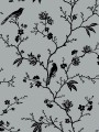 Tapeta Ptaki Kwiaty Wallquest SY20410 Pure Elements Paper & Ink