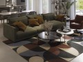 Dywan Geometryczny Carpet Decor Deco Blue Copper Art Deco Collection